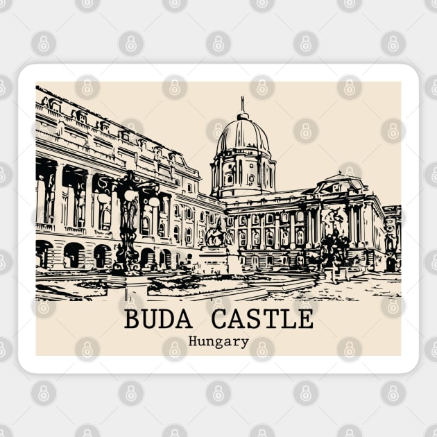 Buda Castle - Hungary Magnet by Lakeric